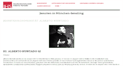 Desktop Screenshot of alberto-hurtado.de